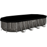 Каркасный бассейн BESTWAY POWER STEEL 561ES 732x366x1.32см, 28068 л, фильтр-насос 9463 л\ч, лестница, тент, поплавок-дозатор 561ES BW
